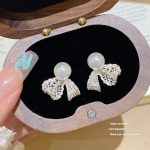 Sparkle Zircon Crystal Stud Earring ~ S925 Silver Needle Full Diamond Earrings E0001