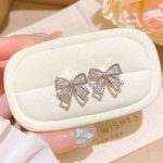 Sparkle Zircon Crystal Stud Earring ~ S925 Silver Needle Full Diamond Earrings E0004