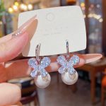 Sparkle Zircon Crystal Stud Earring ~ S925 Silver Needle Full Diamond Earrings E0080