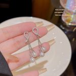 Sparkle Zircon Crystal Stud Earring ~ S925 Silver Needle Full Diamond Earrings E0100