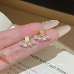 Sparkle Zircon Crystal Stud Earring ~ S925 Silver Needle Full Diamond Earrings E0106