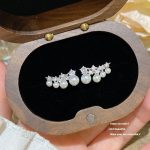 Sparkle Zircon Crystal Stud Earring ~ S925 Silver Needle Full Diamond Earrings E0119