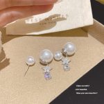 Sparkle Zircon Crystal Stud Earring ~ S925 Silver Needle Full Diamond Earrings E0145