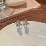 Sparkle Zircon Crystal Stud Earring ~ S925 Silver Needle Full Diamond Earrings E0166