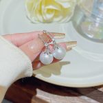 Sparkle Zircon Crystal Stud Earring ~ S925 Silver Needle Full Diamond Earrings E0185