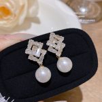 Sparkle Zircon Crystal Stud Earring ~ S925 Silver Needle Full Diamond Earrings E0188