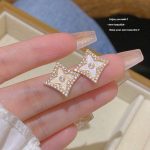 Sparkle Zircon Crystal Stud Earring ~ S925 Silver Needle Full Diamond Earrings E0197