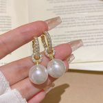 E0218Ear Cuff ~ Full Zircon Crystal Ear Cuff S925 Silver Non-Pierced Earring E0218