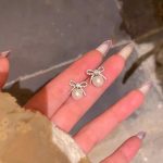 Sparkle Zircon Crystal Stud Earring ~ S925 Silver Needle Full Diamond Earrings E0219