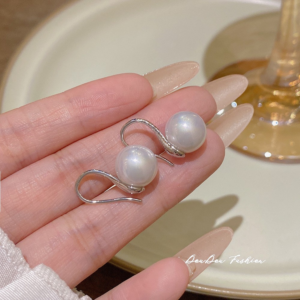 E0237__ Silver Tone Zircon Sparkle Stud Earring ~ E0237 S925 Silver Needle Earrings E0237 - 图片 1