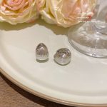 Silver Tone Zircon Sparkle Stud Earring S925 Silver Needle E0333