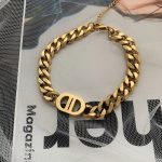 Gold Cuban Double D Bracelet