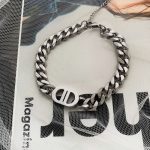 Steel Cuban Double D Bracelet