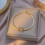 Gold Double C Bracelet