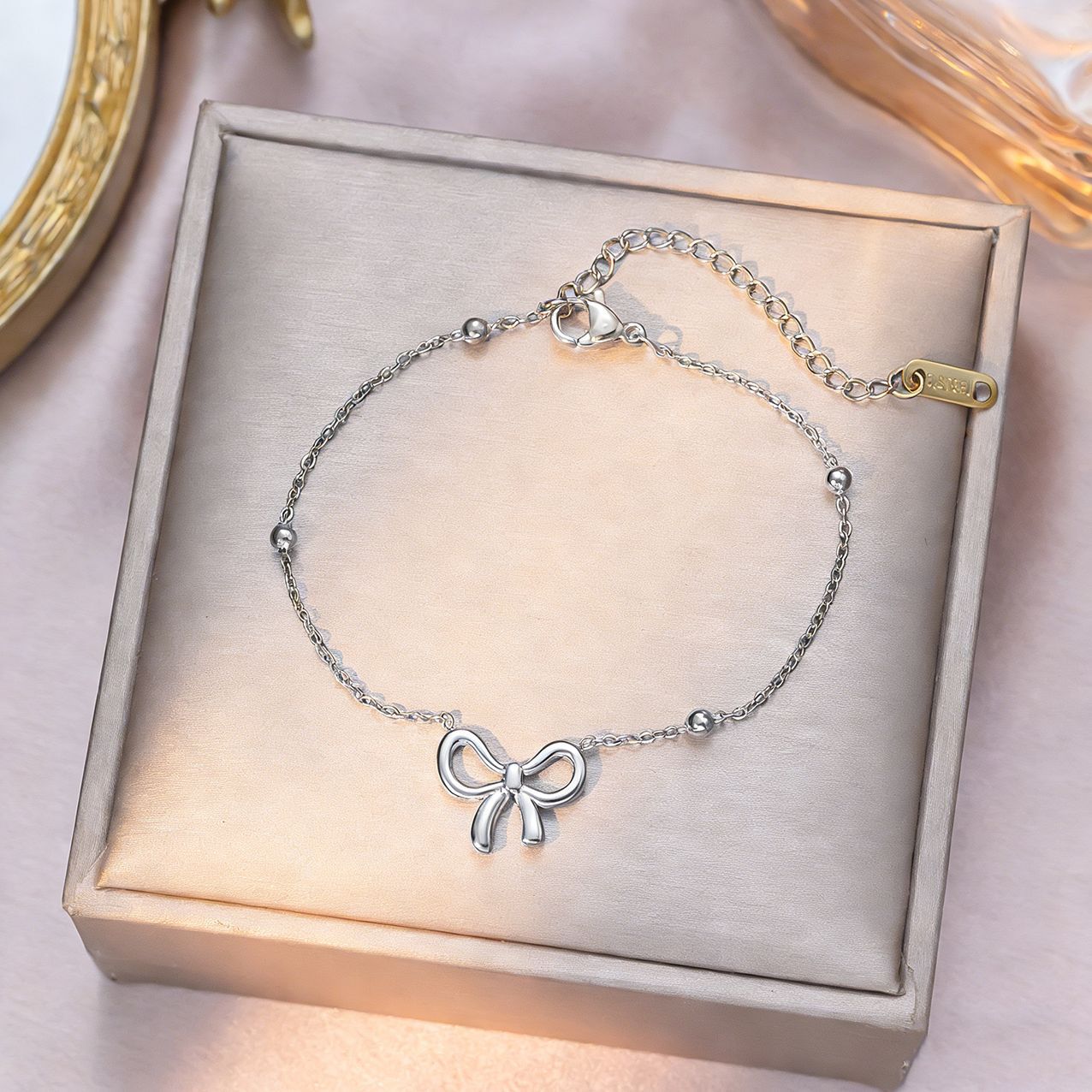 MP-BR-0032 Steel Butterfly Bracelet - 图片 1
