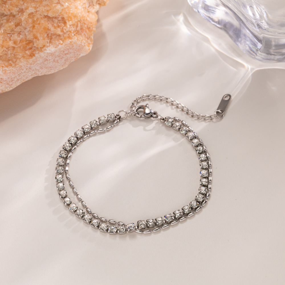 MP-BR-0079 Steel Bead Starry Bracelet - 图片 1