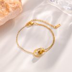Gold Roman Ring Bracelet