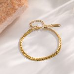 Gold Whip Chain Bracelet