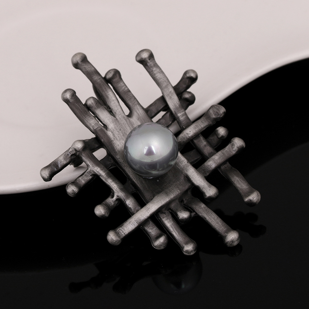 MP-BRCH-0006 Luxury Pearl Brooch DY13521 - 图片 1