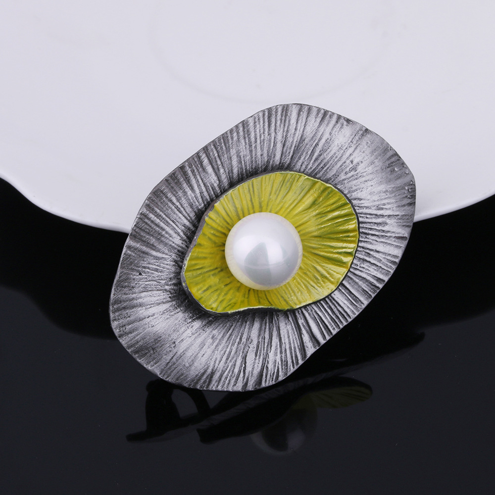 MP-BRCH-0015 Luxury Pearl Brooch DY13590 - 图片 1