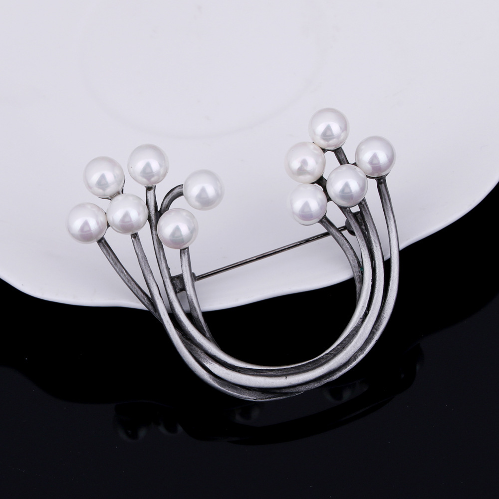 MP-BRCH-0019 Luxury Pearl Brooch DY13597 - 图片 1