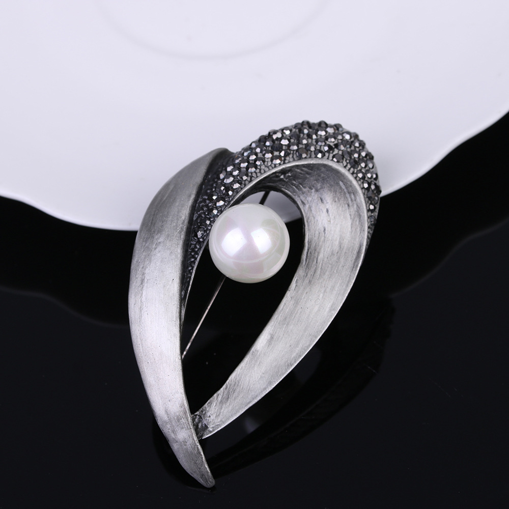 MP-BRCH-0030 Luxury Pearl Brooch DY13645 - 图片 1