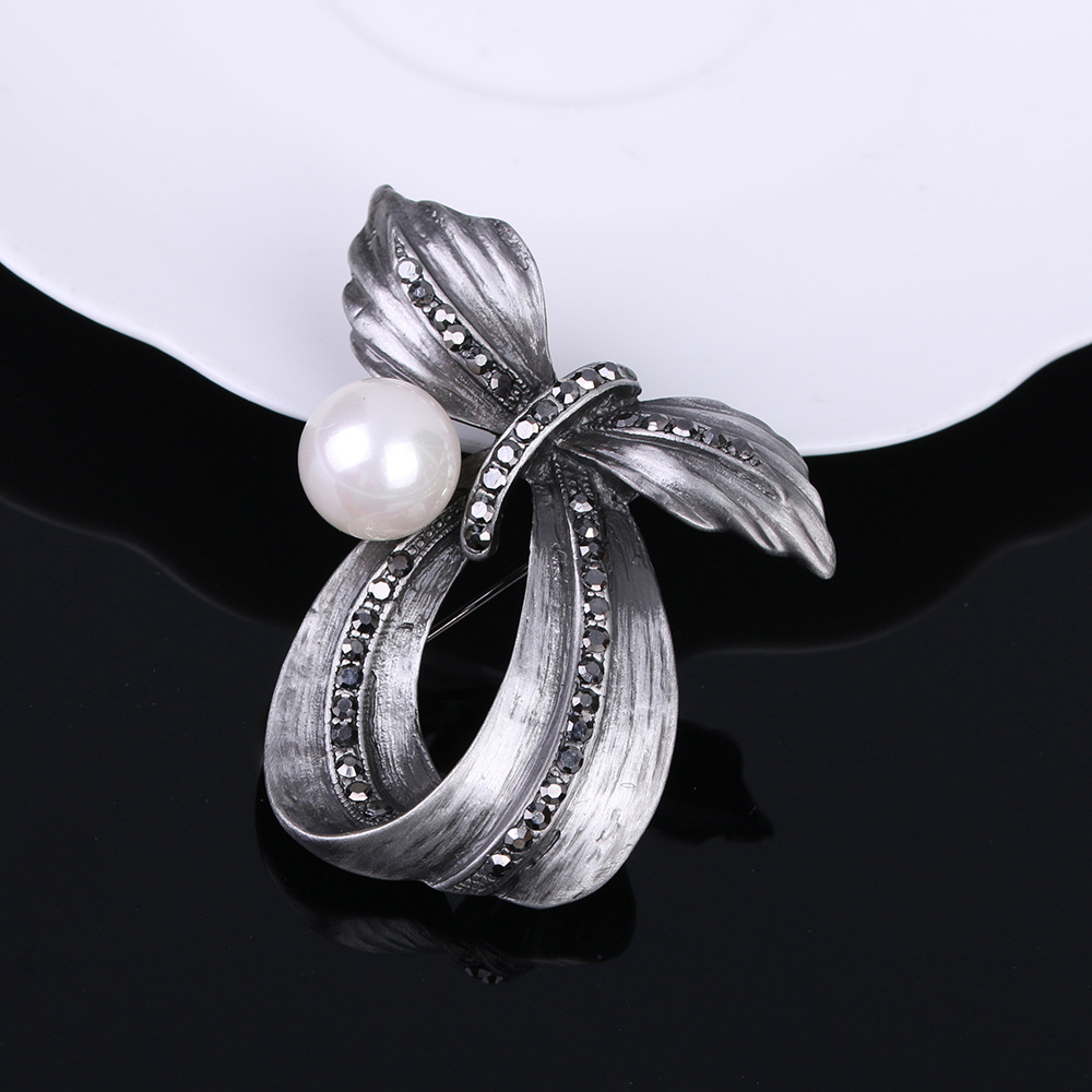 MP-BRCH-0036 Luxury Pearl Brooch DY13655 - 图片 1