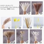 Dried Flower Bouquet 100-Piece Set 7