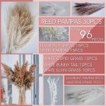 Dried Flower Bouquet 96-Piece Set 13