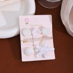 Beige Ocean 3-Piece Hair Clip Set