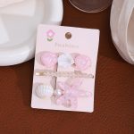 Pink Ocean 3-Piece Hair Clip Set