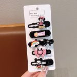 Mickey Rainbow 5-Piece Hair Clip Set