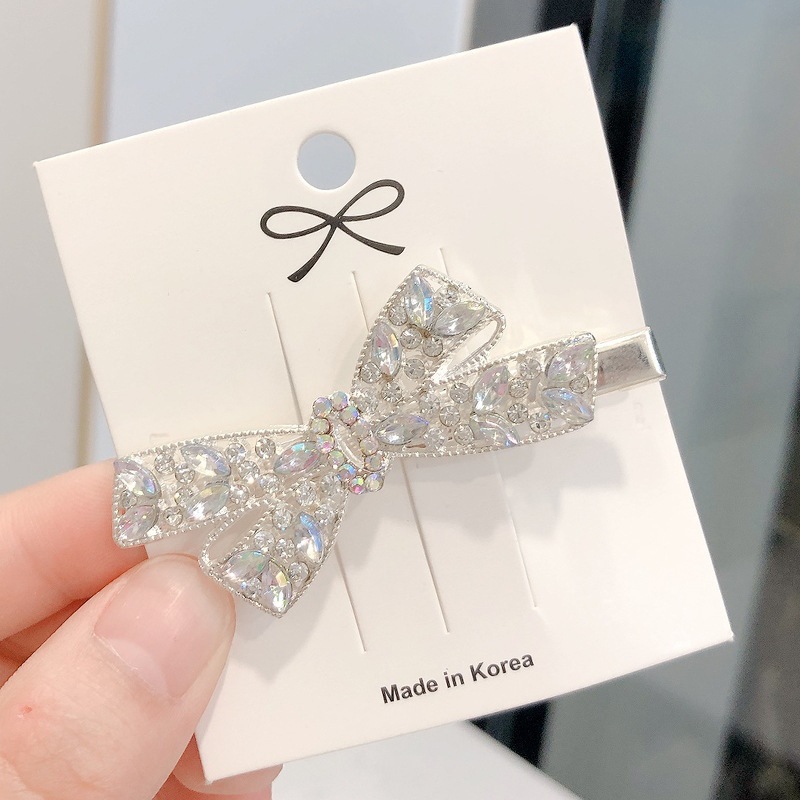 MP-HC-0057 AK4101-1 Silver Crystal Side Clip - 图片 1