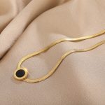 Flat Snake Chain Necklace