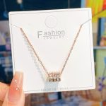 Rose Gold Small Waist Curb Necklace