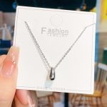 Silver Water Drop Necklace