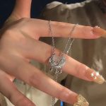 Silver Auspicious Cloud Lock Necklace