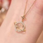 Cat Eye Planet Necklace