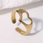 Gold Classic Ring Stainless Steel Ring JR381-G7