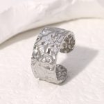 Silver Dome Ring Stainless Steel Ring JR403-S7