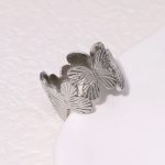 Silver Everyday Ring Stainless Steel Ring JR419-S7