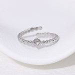 Silver Stacking Ring Stainless Steel Ring JR424-S7