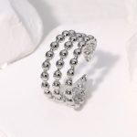 Silver Open Band Stainless Steel Ring JR426-S7