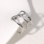 Silver Elegant Ring Stainless Steel Ring JR468-S7