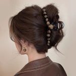 Round Bead 15.1cm Hair Claw Clip