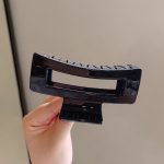 Glossy Black 8.5cm Hair Claw Clip