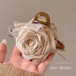 Dried Rose Beige Dried Rose 13cm Hair Claw Clip
