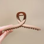 Coffee Y Shape 11cm Hair Claw Clip