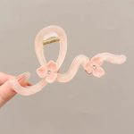 Pink 14cm Hair Claw Clip