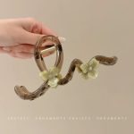 Green 14cm Hair Claw Clip